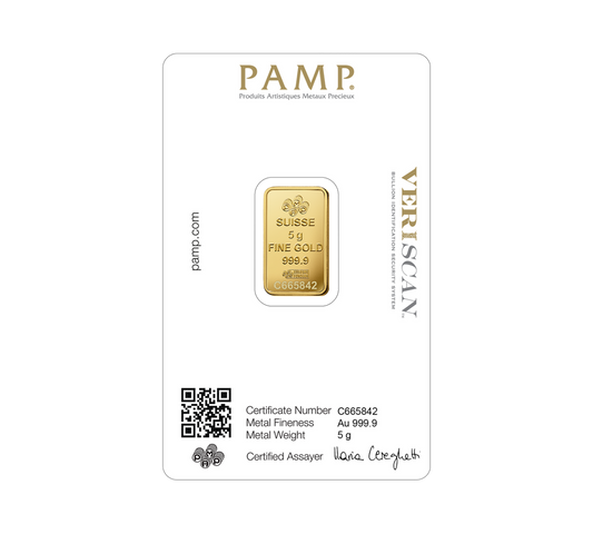 Lady Fortuna™ Gold Minted Bar - 5g