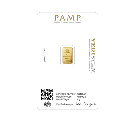 Lady Fortuna™ Gold Minted Bar - 1g