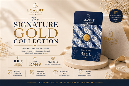 EMASBIT Batik Collection | 0.01g Fine Gold 999.9 Gift Card