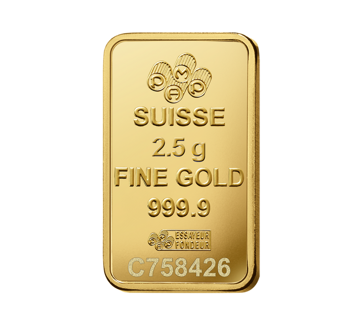 Lady Fortuna™ Gold Minted Bar - 2.5g